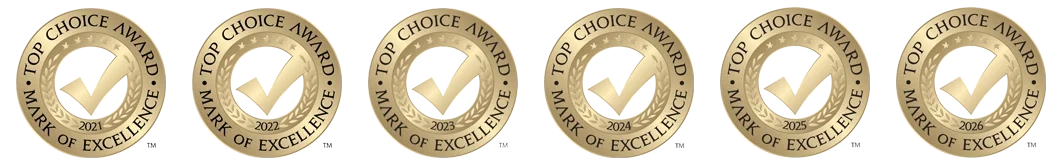 6X Top Choice Award Winner | Blue Hammer Roofing